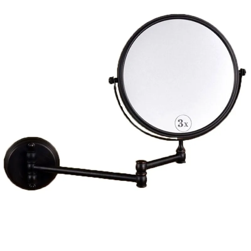 Ultima șansă Oglinda cosmetica baie, culoare negru petrol , Foglia