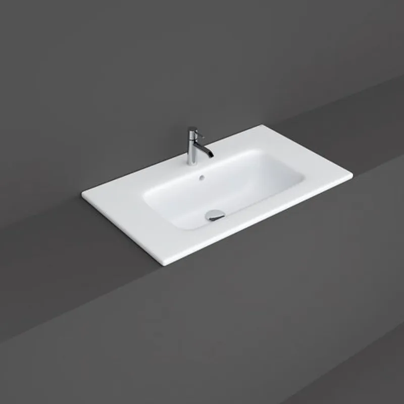 Popular Lavoar incastrat alb lucios 80 cm, dreptunghiular, Rak Joy
