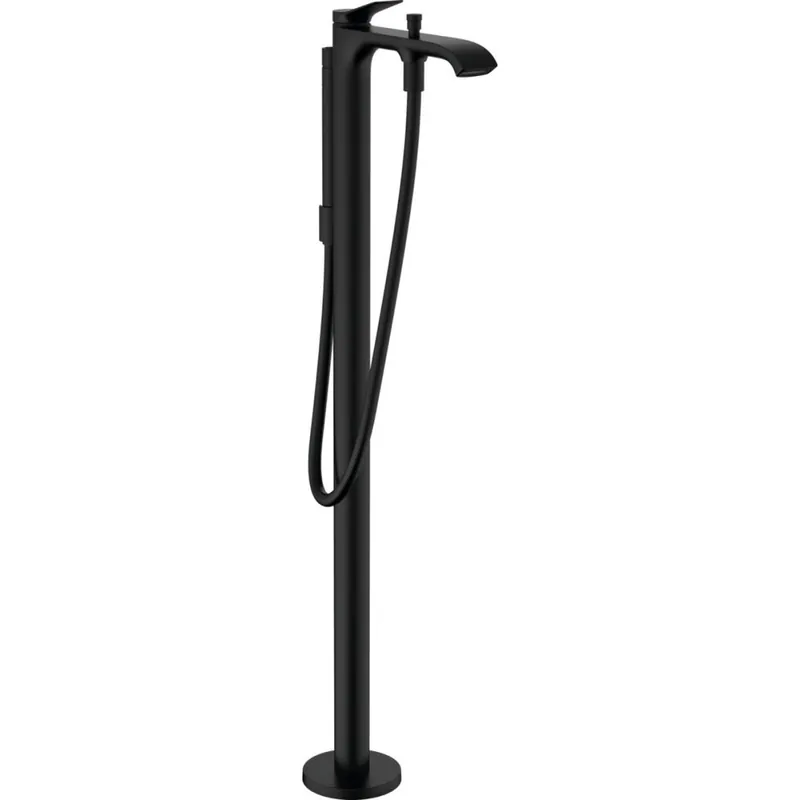 Baterie cada freestanding negru mat Hansgrohe Vivenis Calitate înaltă