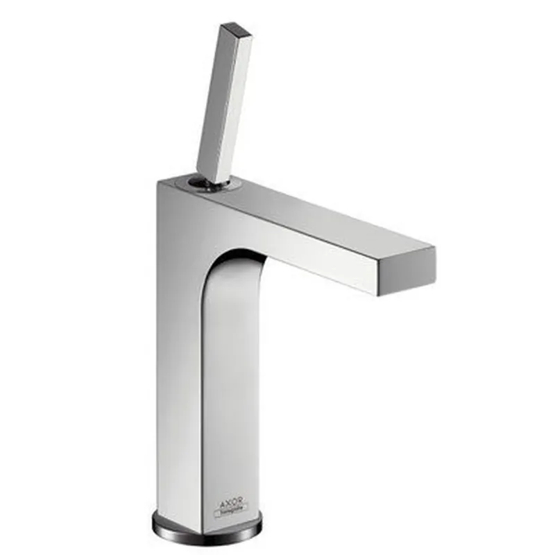 Baterie lavoar baie crom cu ventil pop-up Hansgrohe Axor Citterio 180 Ofertă de sezon