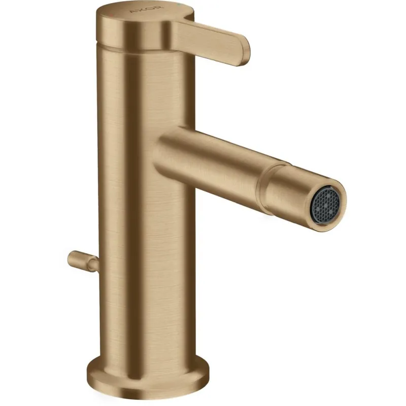 Baterie bideu bronz periat cu ventil pop-up inclus Hansgrohe Axor One Reducere