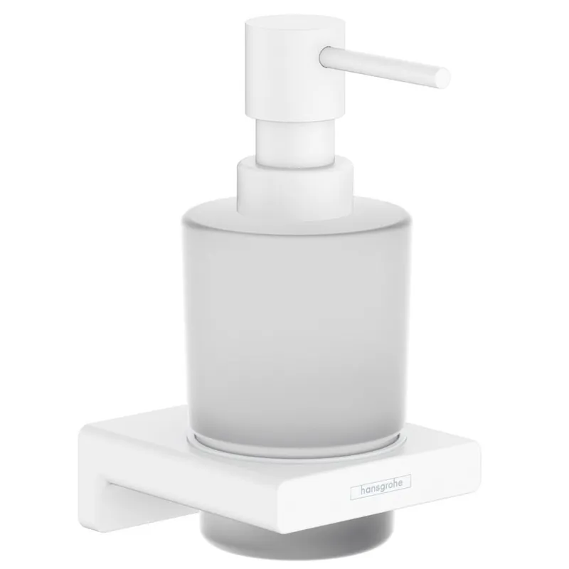 Dozator sapun lichid culoare alb mat Hansgrohe AddStoris 41745700 Discount