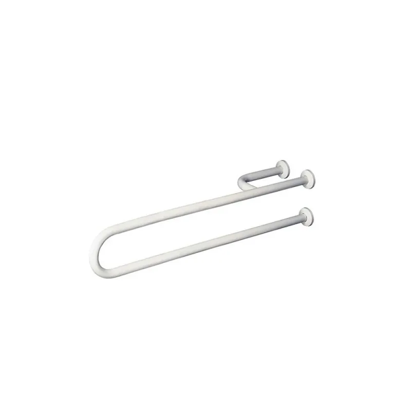 Plată sigură Bara suport ajutatoare cu sprijin pe stanga, 60 cm, alb, Thermomat
