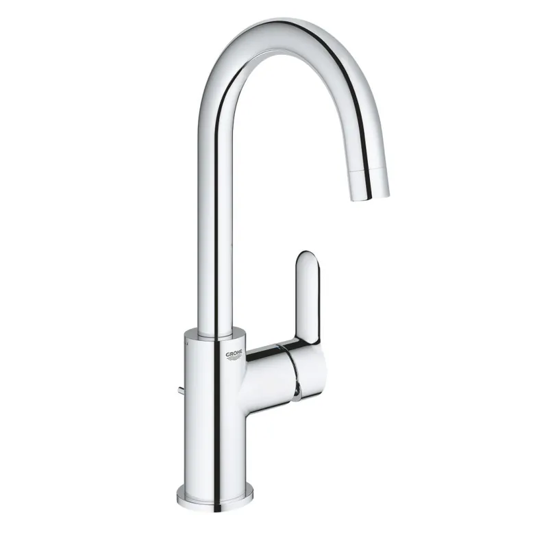 Ieftin Baterie lavoar culoare crom, marimea L, Grohe BauEdge