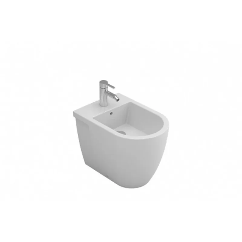 Bideu stativ back to wall Gala Coral, alb Disponibil imediat