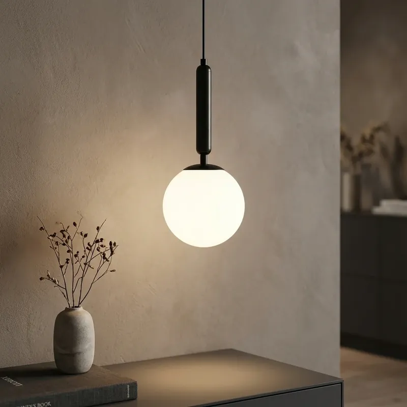 Pendul Nordic SmallMoon Black Reducere de preț