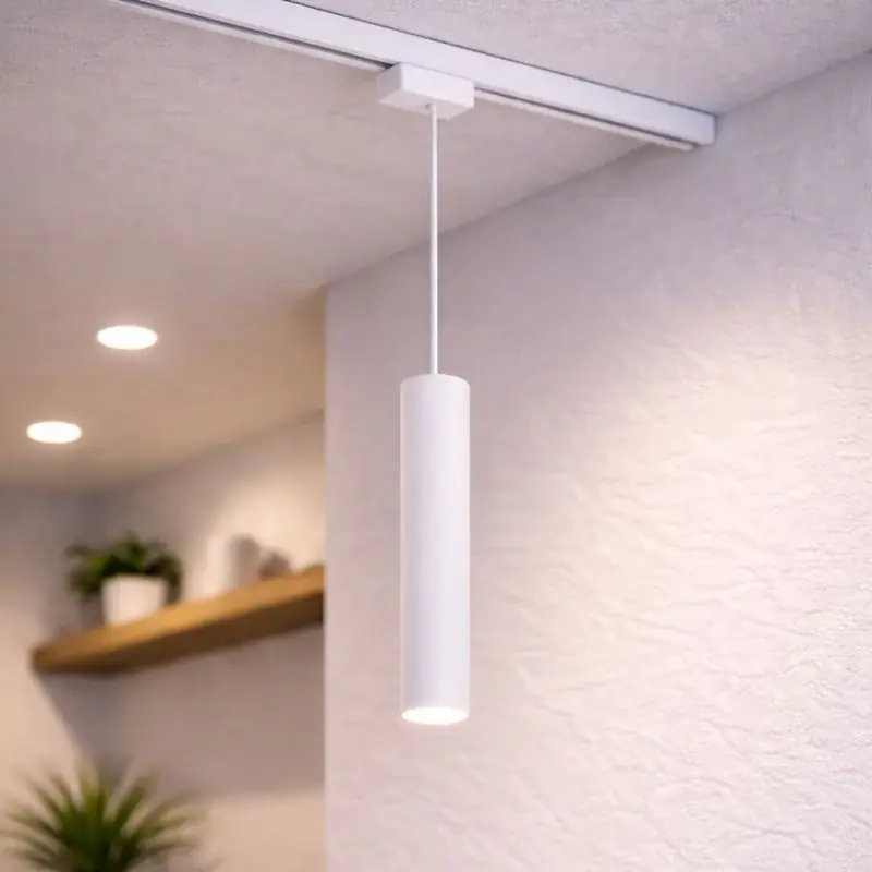 Pendul LED Pentru Sina TPLUS 6.6W CCT Alb Popular