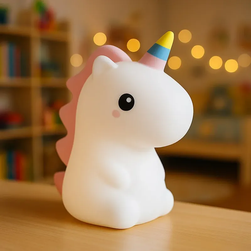 Plată sigură Lampa de Veghe LED Unicorn Premium RGB