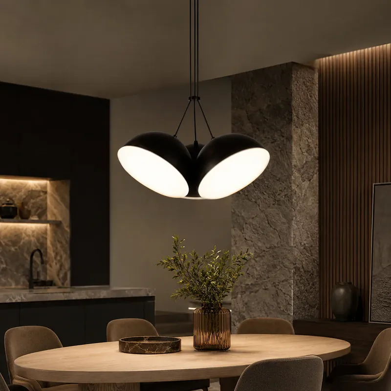 Pendul LED CROWD Unique 60W Black Echivalent 200W Popular