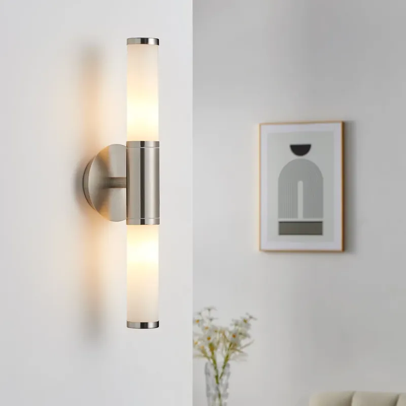 Aplica Perete Palmera Silver & White Eglo IP44 Resigilat R2 Ofertă de sezon
