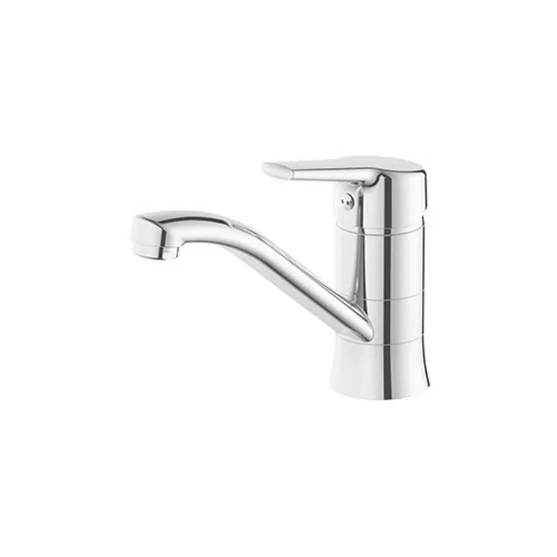 Baterie Bucatarie Sanobi Urban, pipa medie, Argintiu, cartus ceramic D 40 mm Bestseller