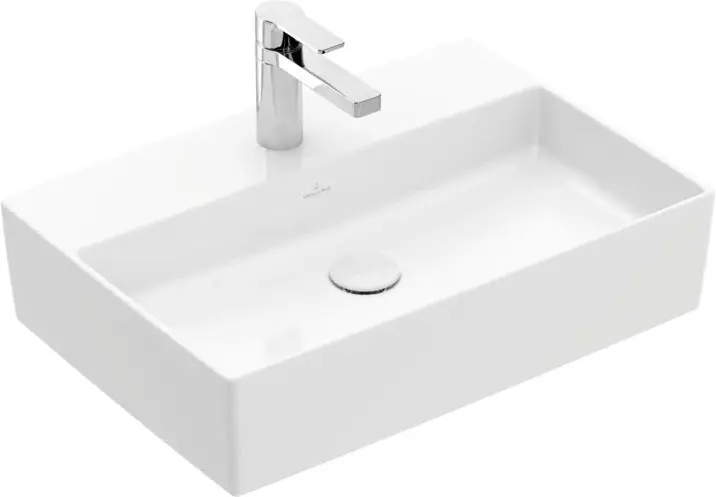 Preț promoțional Lavoar tip bol Villeroy & Boch Memento 2.0 60x42cm fara preaplin, Alb Alpin