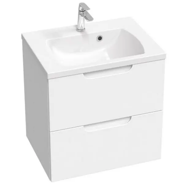 Dulap baza pentru lavoar Ravak SD Classic II 600 cu 2 sertare, 60cm, alb Ofertă exclusivă