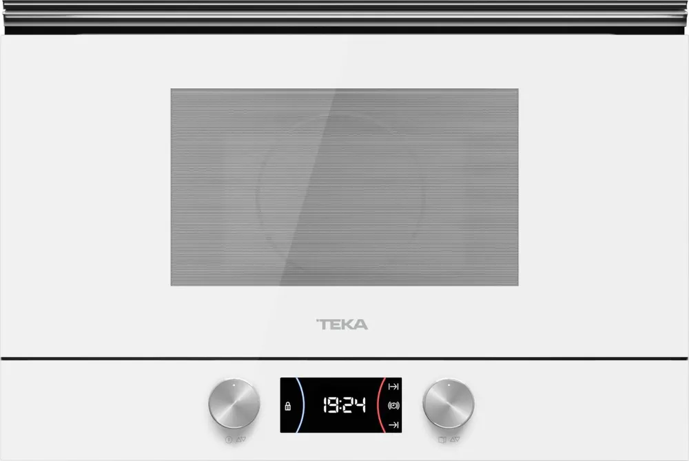 Cuptor cu microunde incorporabil Teka ML 8220 BIS L WH stanga 850W, 9 retete presetate, baza ceramica, grill rabatabil 1200W, Cristal White/ Infinity Glass Reduceri