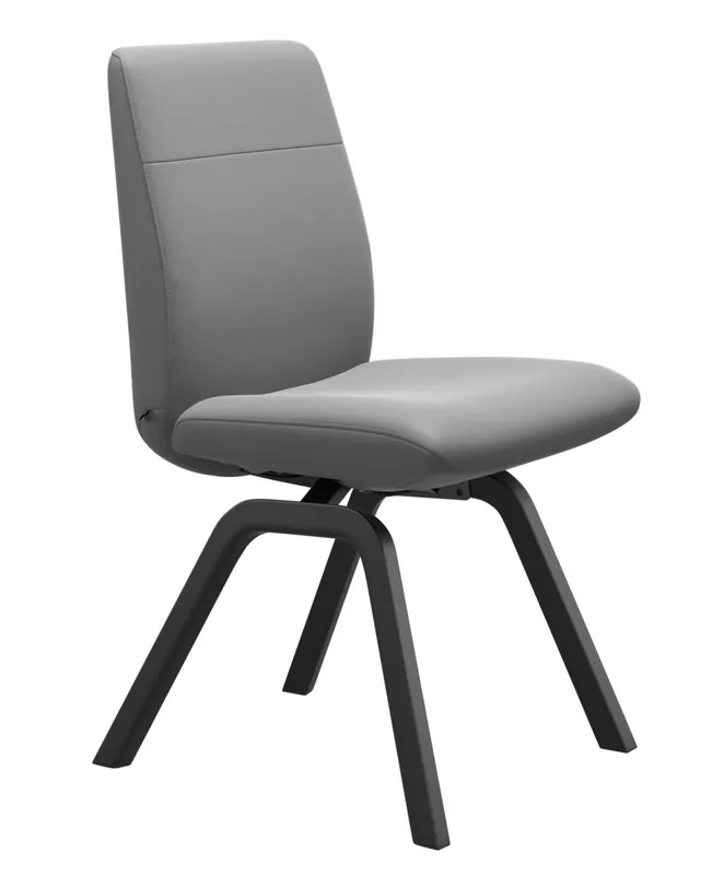 Scaun Stressless Chilli v2 Low D200 L, Balance&Glide, cadru negru, tapiterie piele Batick Wild Dove Reducere