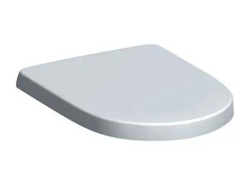 Capac WC Villeroy & Boch O.Novo Compact cu inchidere lenta si QuickRelease, Alb Alpin Reducere extra