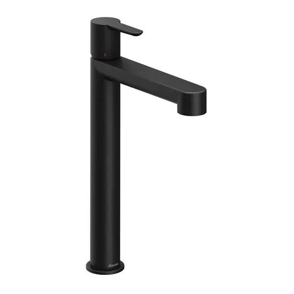 Baterie lavoar Ravak Puri Black PU 015.20 pentru lavoare tip bol, 320mm, fara ventil, negru mat Ultima șansă