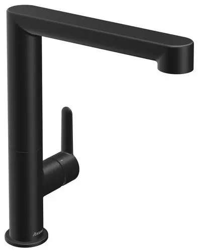 Baterie bucatarie Ravak Puri Black PU 016.20, 261mm, pipa rotativa, negru mat Reducere de preț