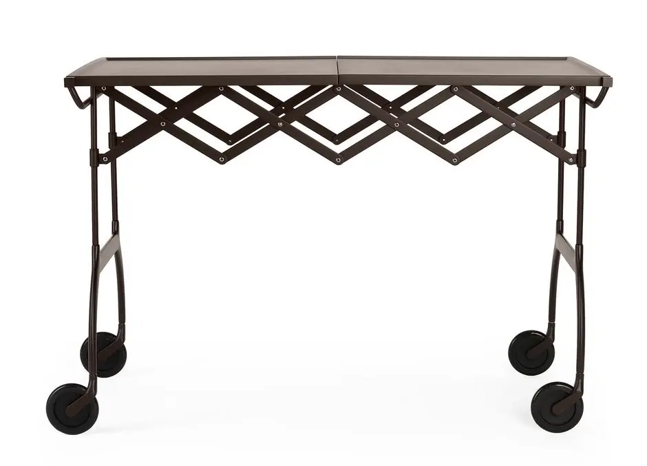 Livrare rapidă Masuta pliabila Kartell Battista, design Antonio Citterio & Oliver Low, 100x54cm, h69cm, mov mat
