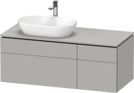 Dulap baza suspendat Duravit L-Cube 122x55cm, gri mat decor Cel mai bun preț