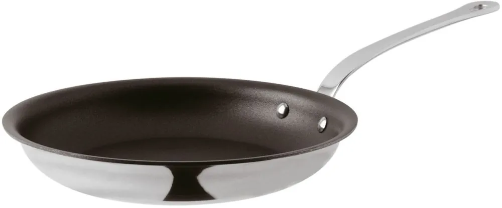 Tigaie Paderno seria 12200, 30cm, h5cm, suprafata antiaderenta, inductie, inox Plată sigură