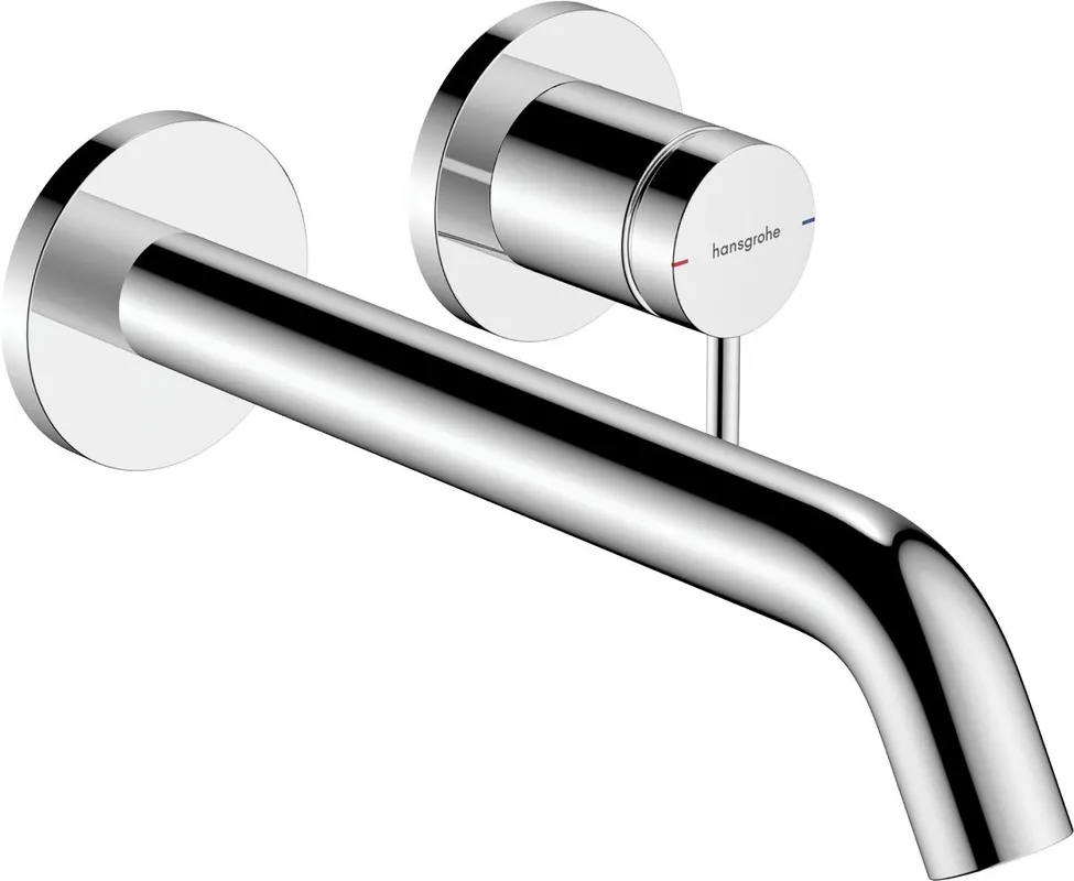 Baterie lavoar Hansgrohe Tecturis S cu pipa 225mm, montaj incastrat, necesita corp ingropat, crom Doar azi