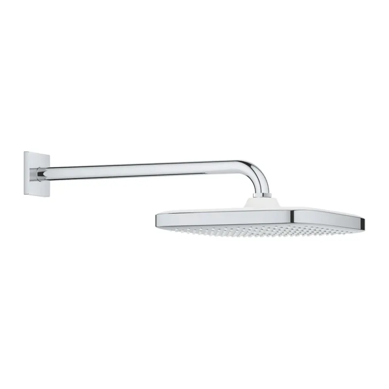 Livrare rapidă Palarie de dus Grohe Tempesta 250 Cube 1 jet cu brat de dus 38cm de perete, 9.5 l/min, crom
