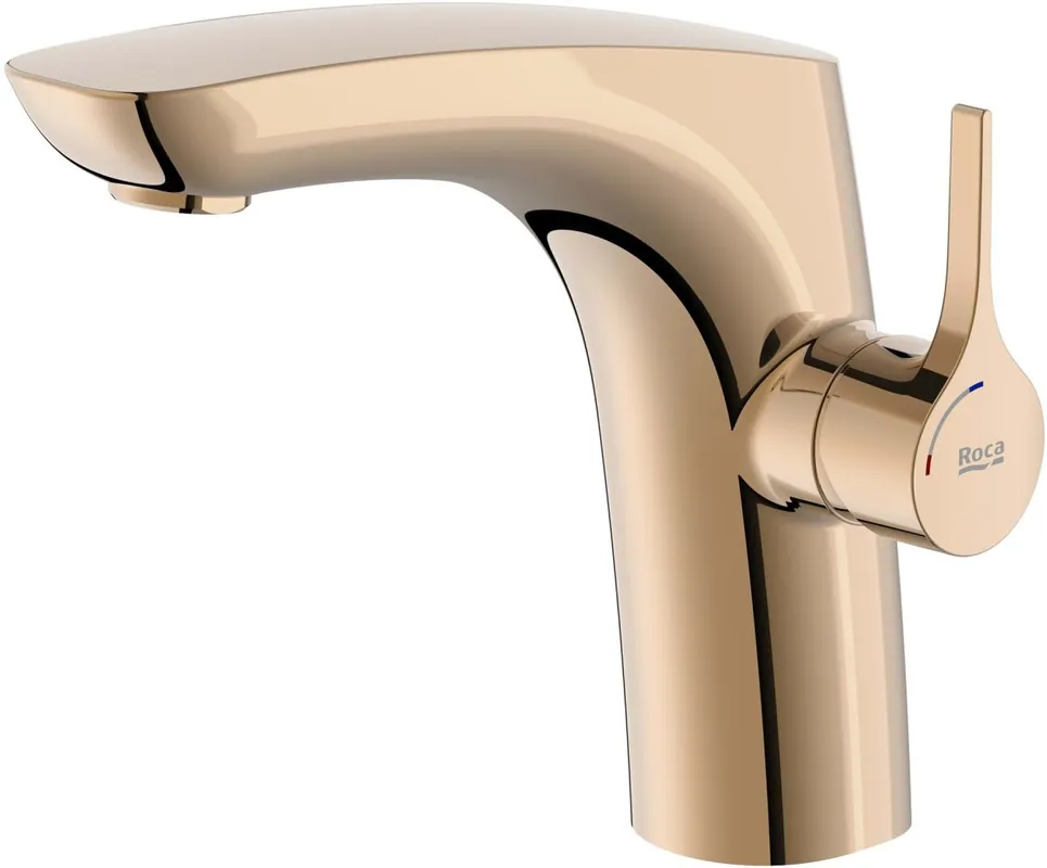 Baterie lavoar Roca Insignia Cold Start, fara ventil, rose gold Doar azi