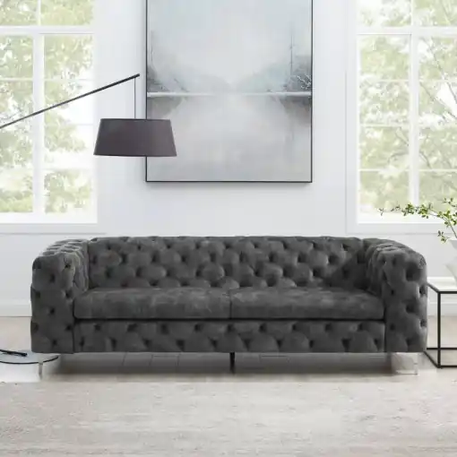 Chilipir CANAPEA MODERNA CATIFEA, 240CM, CATIFEA SI SUPORT DIN LEMN MASIV, ARTIM GROUP SELECTION