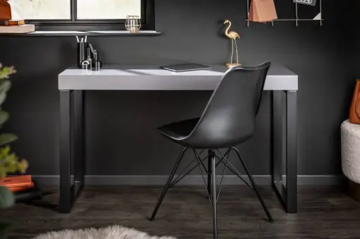 Preț redus BIROU/ CONSOLA 120X40CM, DIN METAL SI MDF, DESK, COD 41397, STIL INDUSTRIAL
