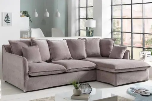 COLTAR CONFORTABIL DIN CATIFEA SI LEMN MASIV, 255CM, CULOARE TAUPE, ARTIM GROUP SELECTION Comandă acum