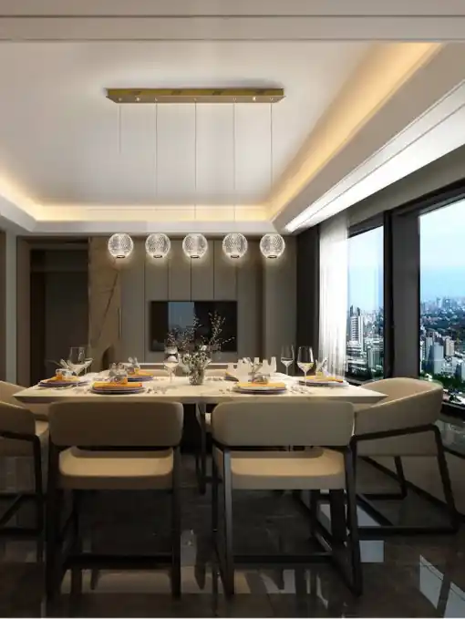 Cumpără acum LUSTRA/PLAFONIERA AUSTRAL, 96 CM, AURIU/TRANSPARENT, DIN METAL SI ACRIL OPTIC, STIL MODERN