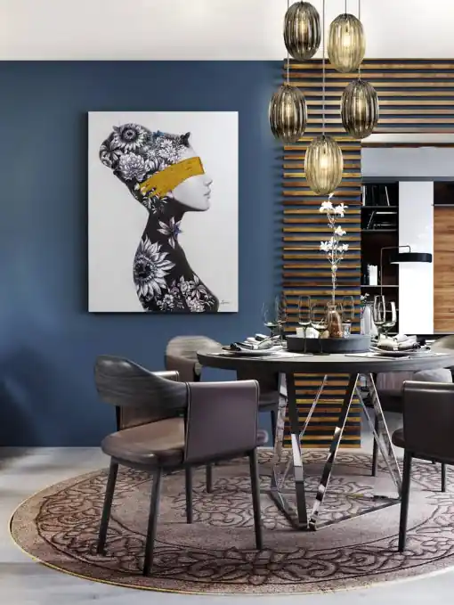 Ofertă limitată TABLOU DECORATIV PERFIL I 498036, PICTURA ACRILICA PE PANZA, STIL MODERN, SCHULLER
