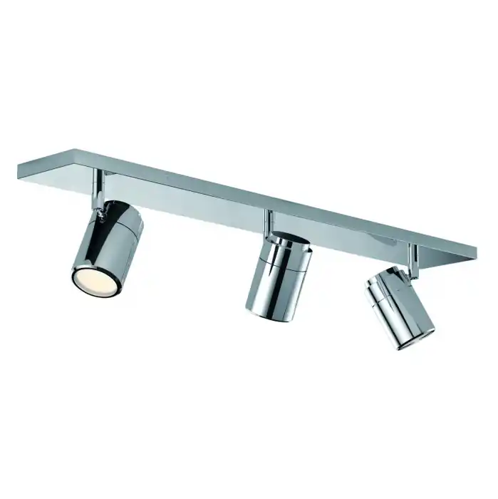 Reducere specială Plafoniera baie crom cu trei spoturi lumina reglabile Noora 65 cm, IP44, AZ 1306 - Azzardo