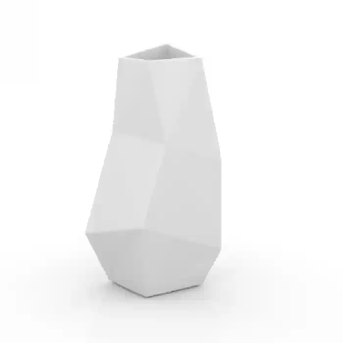 Jardiniera decorativa inalta LED RGBW gradina/piscina Faz 44x49x110 cm, design modern, 54022A - Vondom Popular