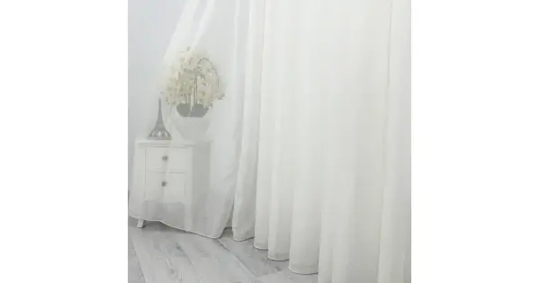 Perdea Lulu din IN plin, Ivoire, 5m latime x 232cm inaltime, cu tiv lat Chilipir