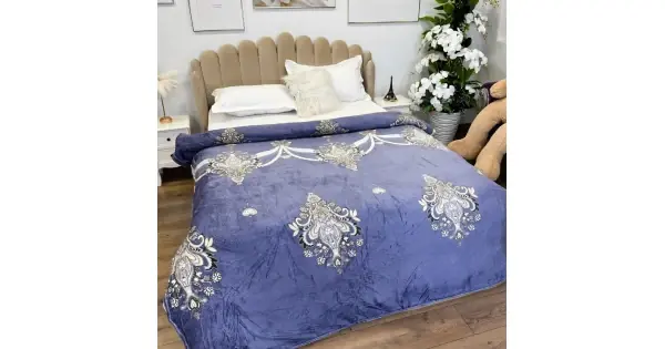 Livrare expres Patura CoCoLiNo, 200x230cm, Gri, model oriental