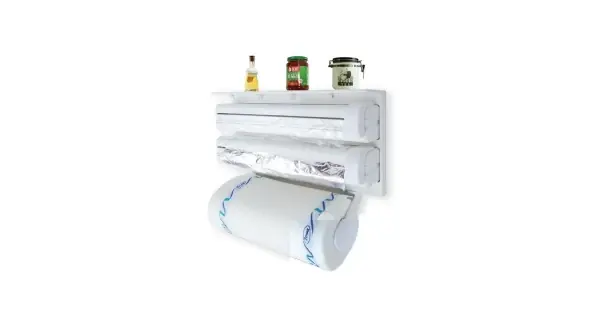 Dispenser triplu, hartie, folie bucatarie Preț promoțional