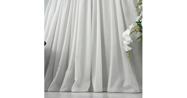 Reducere de preț Perdea Sienna din Matase, 300cm latime x 220cm inaltime, cu rejansa pentru BARA, Gri