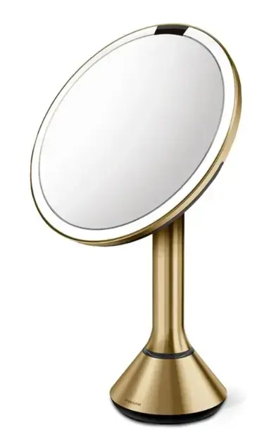 Simplehuman - Oglindă cosmetică cu iluminare LED, alamă ST3061 Reducere specială