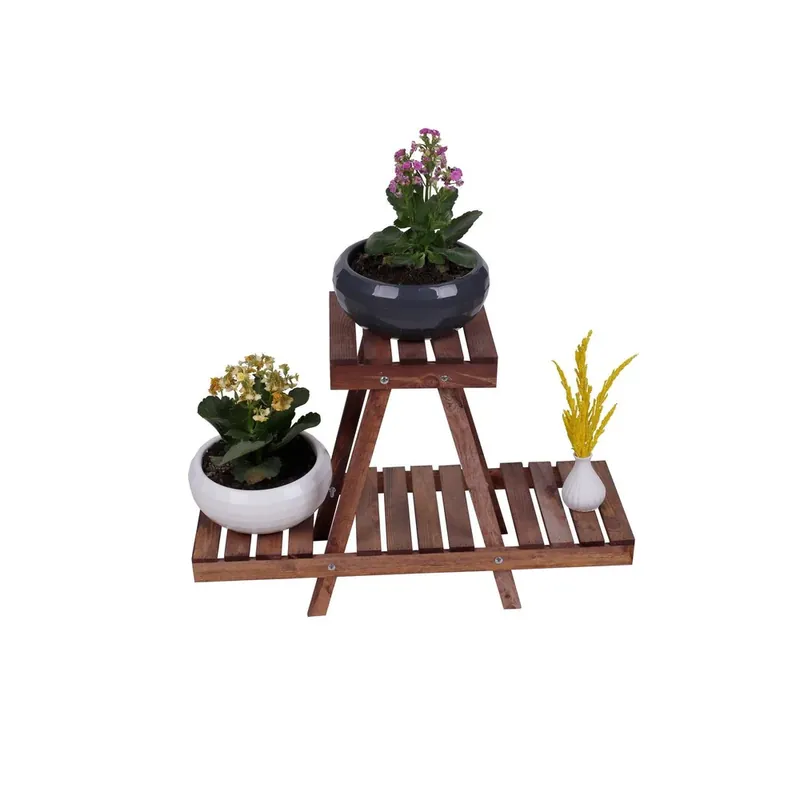 Lichidare de stoc Jardiniere, Nuc, 70x24x50 cm