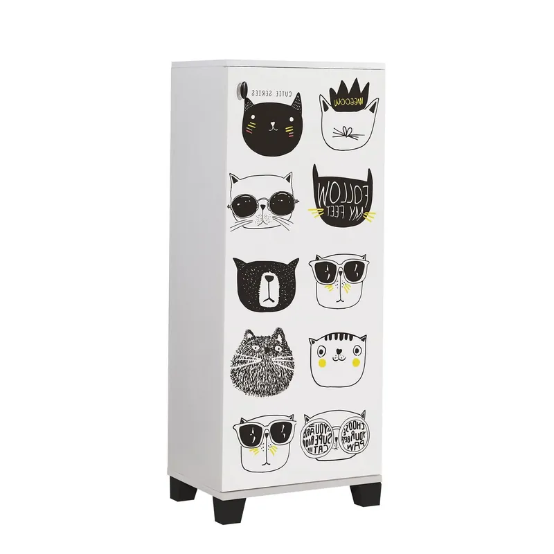 Pantofar Filinta Cats, Alb, 50x127x38 cm Noutate