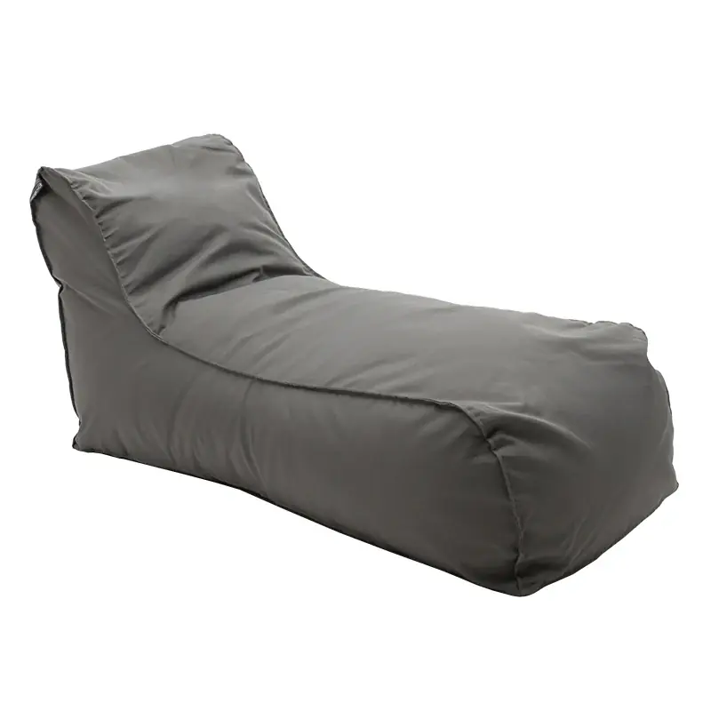 Puf Lara 100% impermeabil, Gri inchis, 150x60x40 cm Calitate înaltă