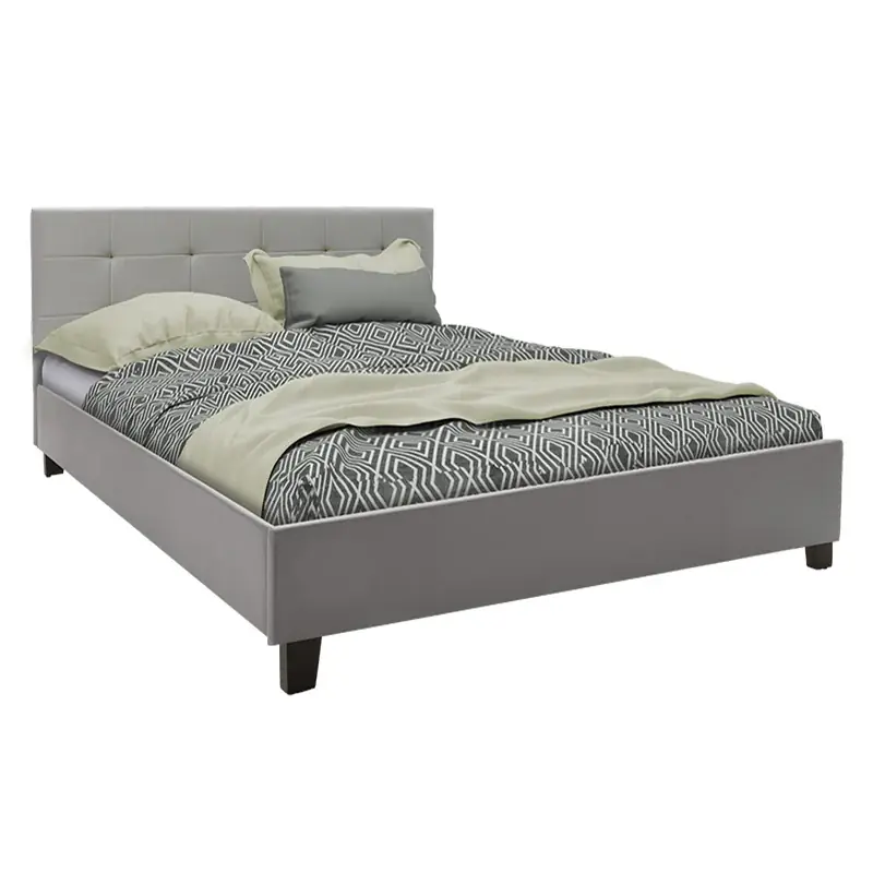 Premium Pat dublu Mago puGri mat, Gri, 150x200 cm