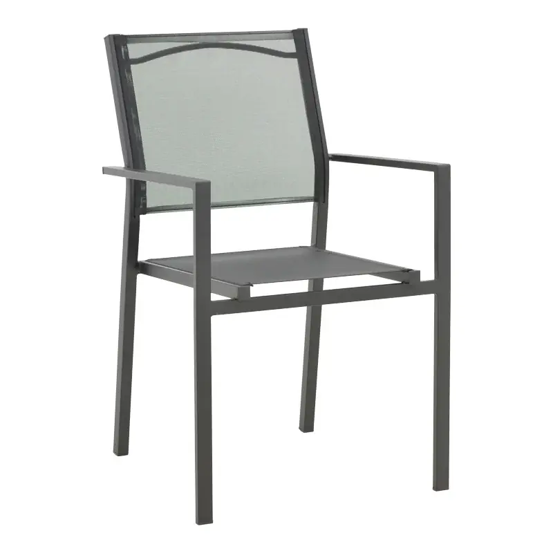 Fotoliu exterior Confidence, metal si textilene, 54x54x86 cm Plată sigură