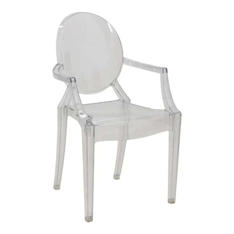 Ofertă exclusivă Scaun Narova PC Transparent, Multicolor, 43x48x92 cm