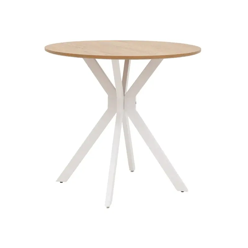 Discount Masa Xuson Natural mdf, alb, D80x75 cm