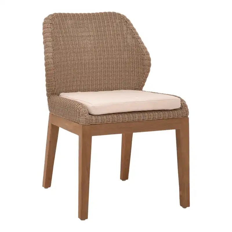 Reducere Scaun de gradina Swinton Boho, Natural, 53x63x86 cm